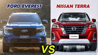 2022 Ford Everest vs 2022 Nissan Terra | Interior, Exterior, Engine Comparison