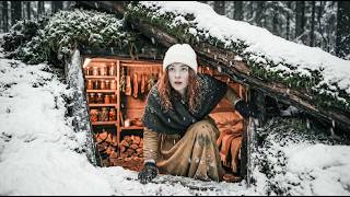 Looking for Wood She Stumbled Into an Abandoned Cave — Built a Stone Heater That Defeated Winter