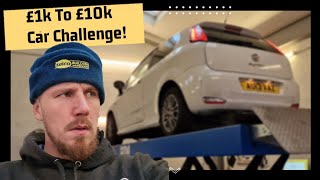 £1k To £10k Car Challenge: 2013 FIAT PUNTO!