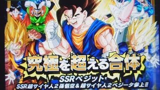 [ドラゴンボールZ ドッカンバトル]SSR・SR確率超3UP!!ガシャ10連!! 新SSRにベジット登場!!