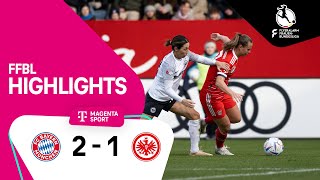 FC Bayern München - Eintracht Frankfurt | Highlights FLYERALARM Frauen-Bundesliga 22/23