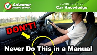 Never Do This In A Manual Car!  |  Learn to drive: Car knowledge
