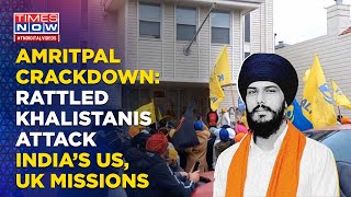 Amid Manhunt, Rattled By Crackdown On Amritpal, Khalistanis Attack Indian Missions In US, UK