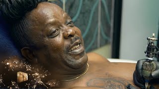 Papa Penny gets a tattoo! – Papa Penny Ahee! | Mzansi Magic