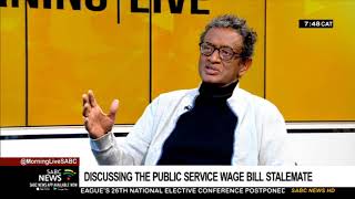 Discussing the public service wage bill stalemate