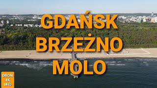 Gdańsk Brzeżno Molo Dron 4K I Poland Gdansk Drone 4K