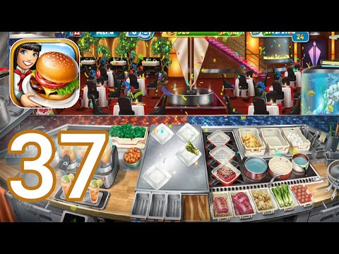 Cooking Fever – Tutorial del juego Parte 37 – Restaurante gourmet Nivel 21 – 25 (iOS, Android)