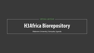 Makerere University Virtual Lab Tour: H3Africa Biorepository