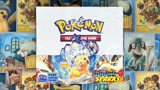 Hit tras hit!! Pokémon TCG Surging Sparks booster box, dorada y SIR!!