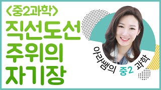 [아라쌤의 중2과학] 직선도선 주위의 자기장