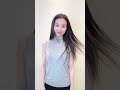 見返り美人　この後髪を40cm切りました。ヘアドネーション short