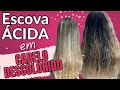 Éscova ÁCIDA em cabelo DESCOLORIDO E CRESPO🫣Pode?