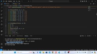 import matplotlib.pyplot as could not be resolved from source