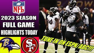 Baltimore Ravens vs San Francisco 49ers FULL GAME 2nd QTR WEEK 16 (12/25/23) | N