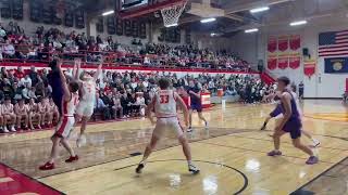 Missoula Sentinel freshman Beau O'Reilly hits a triple against Hellgate Friday night in Missoula.