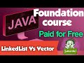 Linked List, Vector, Stack in java collections #codewithus code with us java