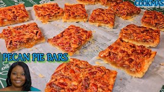 COOKMAS DAY 21: HOW TO MAKE THE BEST PECAN PIE BARS EVER!