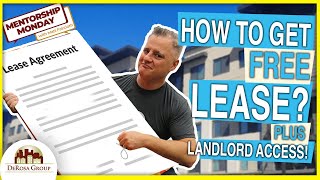 How to get a FREE LEASE agreement and why you need a LANDLORD ACCESS clause