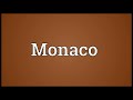 monaco meaning