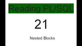 Nested Blocks 21