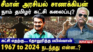Seeman is a political thinker | Dissolution of Naam Tamilar Party | What happened from 1967 to 2024?