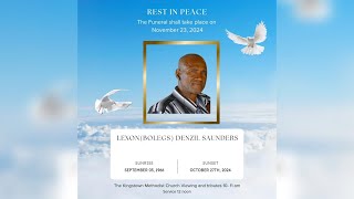 Lexon (Bolegs) Denzil Saunders-Funeral Service