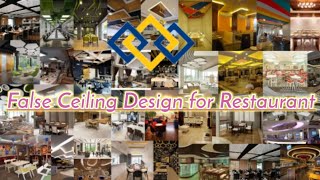 False Ceiling Design for Restaurant |#FCD