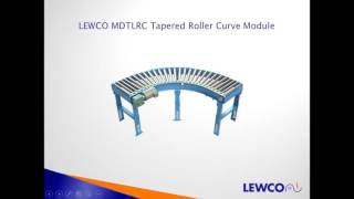 LEWCO Belt Driven Live Roller Conveyor 101