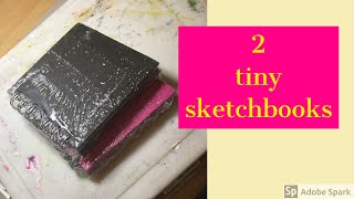 2 new sketchbooks - with odd looking paper inside