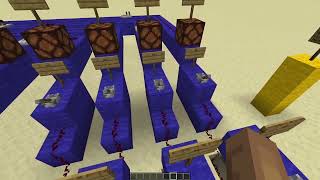 4-bit carry look ahead adder in Minecraft