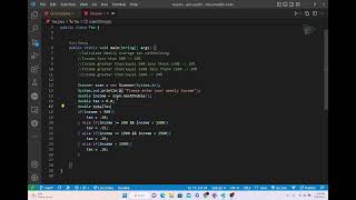 beginner java program | grocery calculator | tax withholding calculator