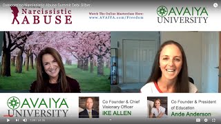 Dr. Debi Silber discusses the link between Narcissism & Betrayal with AVAIYA University