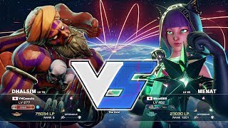 YHC Mochi (Dhalsim) vs Mirai000 (Menat)：YHC餅（ダルシム）vs Mirai000（メナト）