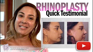 Rhinoplasty Quick Testimonial - Dr. Pradeep Sinha