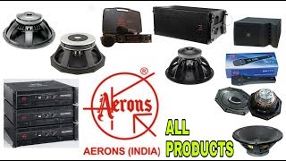 aerons line array speaker