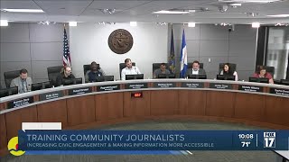 Training community journalists