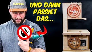 I thought it would work – and then I made a STUPID MISTAKE! 🤯 Let’s Bastel Bandsäge