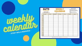 Weekly Calendar