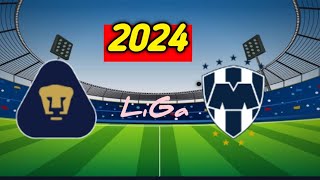 TUDN / Rayadas vs Pumas Live 🔴 goles 2024 Liga MX Femenil