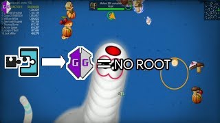 TUTORIAL GAME GUARDIAN NO ROOT | GAME CACING | WORMS ZONE IO