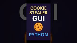 🍪 Cookie Stealer GUI in Python! Simulate cookie theft ethically using tkinter + ttkbootstrap. ⚠️👀