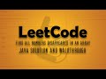 LeetCode Problem 448. Find All Numbers Disappeared In an Array || Java Solution Walkthrough