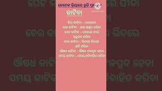 କେତେକ କ୍ରିୟାରେ ରୂଢି ପ୍ରୟୋଗ// ଓଡ଼ିଆ ବ୍ୟାକରଣ#shorts #youtubeshorts #shortsvideo #odiagrammar