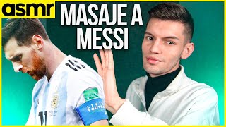 ASMR masaje relajante a Messi ASMR español