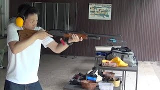 実弾射撃 レミントン M870 散弾銃 (Remington M870 Shotgun)