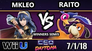 CEO 2018 Smash 4 - Echo Fox | MkLeo (Lucina) Vs. CND | Raito (Duck Hunt) Wii U - Winners Semis