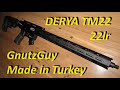 DERYA TM22 22lr Review. Long handguard. Made in Turkey TM-22