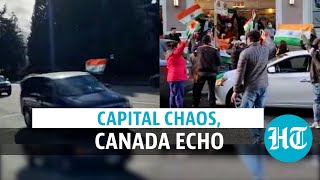 Canada: 'Tiranga' rally against Delhi violence during farmers' tractor rally