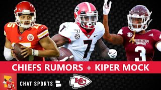 Kansas City Chiefs Rumors On Patrick Mahomes & Chris Harris + Mel Kiper Mocks D’Andre Swift To KC