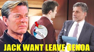 Young And The Restless Spoilers Jack will leave Genoa after Kyle's secret is revealed - Diane wins